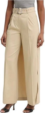 Karl Lagerfeld Dames, Broeken, Beige, Maat: S