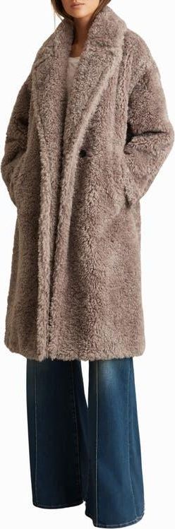 Darla Faux Fur Coat in Mink Neutral at Nordstrom, Size X-Large