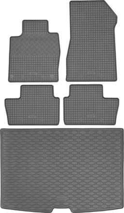 OEM Juego De Alfombrillas De Goma Para Coche Y Alfombrilla Para Maletero Para Nissan Juke Ii Crossover (a Partir De Septiembre De 2019)