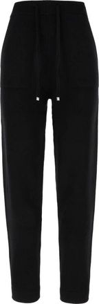 Max Mara Abiti Trainingsbroeken - Dames - Sweatpants - Zwart - XS - Wol - Broeken
