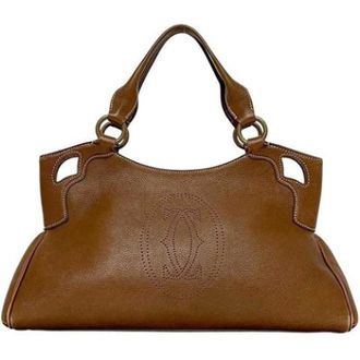 Cartier Borsa Vintage Pre-owned - - Pre-owned - Donna - Marrone - ONE SIZE
