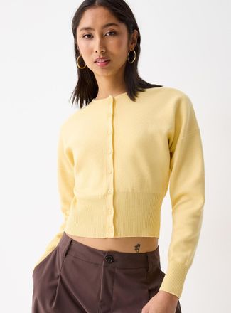 Twik Womens Fitted-waist Cardigan Sweater