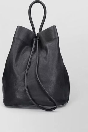Uma Wang soft texture bucket bag top handle