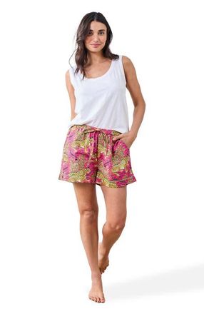 Printfresh PJ Shorts in Hot Pink at Nordstrom, Size X-Large
