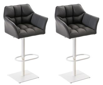 Clp Clp - Set De 2 Taburetes De Bar Damaso Gris Blanco