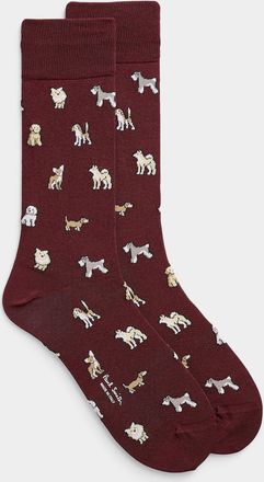 Paul Smith Mens Mini-dog dress socks