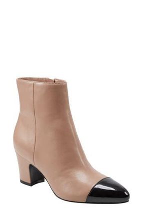 Marc Fisher Aleea Cap Toe Bootie in Light Natural at Nordstrom Rack, Size 8