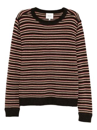 Reformation striped cashmere jumper - Brown