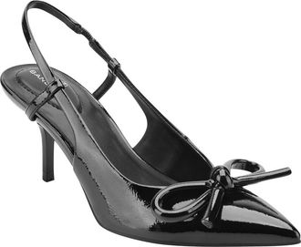 Bandolino Margla Faux Leather Slingback Pump in Black at Nordstrom, Size 9.5