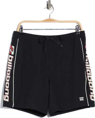 Billabong Afterburner Volley Swim Trunks in Black at Nordstrom Rack, Size X-Large