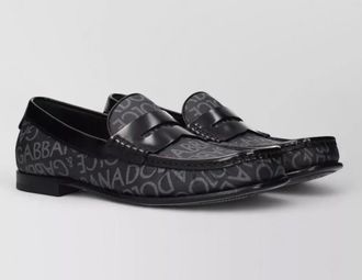 Dolce & Gabbana fabric slip-on loafers