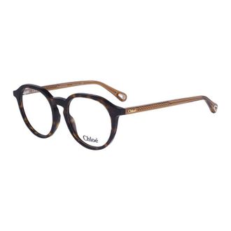 Chlo&eacute; CH0012OA004 Tortoiseshell Round-Frame Eyeglasses - Brown
