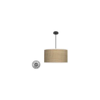 Fabrilamp Lampada a sospensione fashion 3xe27 nero/marrone chiaro regx50x50 c/diffusore