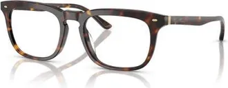 Brooks Brothers 53mm Rectangle optical glasses in Tortoise at Nordstrom