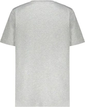 Balmain Womens Gray Cotton T-Shirt