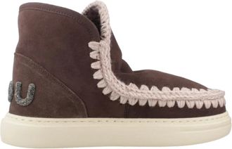 Mou Eskimo Sneaker Bold Glit - Dames - Winterlaarzen - Bruin - 39 EU - Su&egrave;de - Schoenen