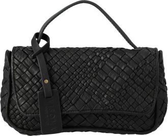 PLINIO VISONA Dream Handtas - Dames - Tassen - Zwart - Maat: ONE Size Leer