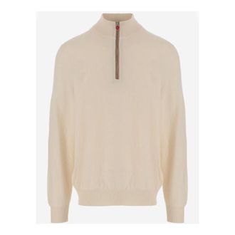 Kiton Heren, Truien, Beige, Maat: 2XL Kasjmier