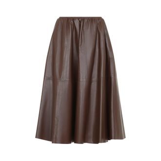 Alberta Ferretti Alberta Ferretti Nappa Midi Skirt
