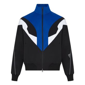 adidas Future Style Track Jacket Asia Sizing Black Royal Blue KX9987