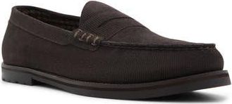 Ted Baker Parkhill Penny Loafer in Suede Dark Brown at Nordstrom Rack, Size 8.5