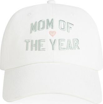 Favorite Daughter Mom of the Year Cotton Twill Baseball Cap in Ivory at Nordstrom