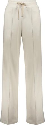 Moorer Losse broek met riem - Dames - Wijde Broeken - Beige - S - Broeken