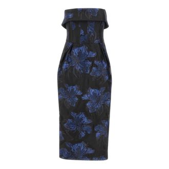 Rebecca Vallance Alexandra Midi Jurk - Dames - Casual kleedjes - Veelkleurig - L - Polyester - Kleedjes