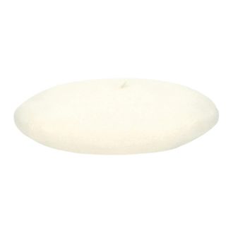 Borsalino Wollen Baret met Gouden Logo - unisex - Accessoires - Wit - Maat: ONE Size Wol