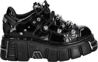 New Rock 120N Sneaker - Dames - Veterlaarzen - Zwart - 37 EU - Schoenen