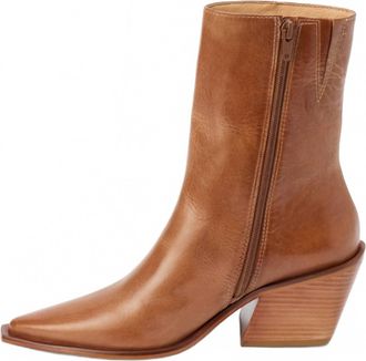 Matisse Footwear Womens Cleo Leather Boot In Vintage Tan