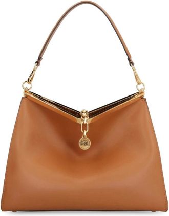 Etro Etro, Shoulder Bags, female, Brown, Size: ONE SIZE Vela Leather Shoulder Bag