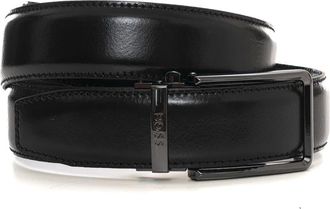HUGO BOSS Austin Riem - Heren - Riemen - Zwart - ONE Size - Leer - Accessoires