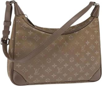 Louis Vuitton Pre-owned Shoulder Bags, female, Brown, Size: ONE SIZE Pre-owned Satin louis-vuitton-bags