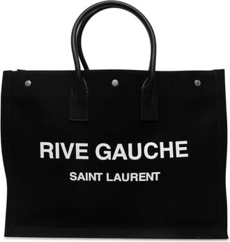 Saint Laurent Pre-owned Saint Laurent Large Canvas Rive Gauche Tote Ladies PIHC1JDKGCNSB8I9
