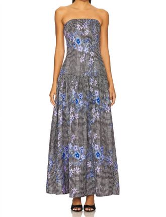 Elliatt Allana Gown In Black Multi