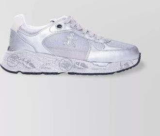 Premiata leather low-top sneakers