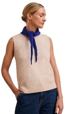 Celtic & Co. Cable Detail Tank in Oatmeal at Nordstrom, Size X-Small