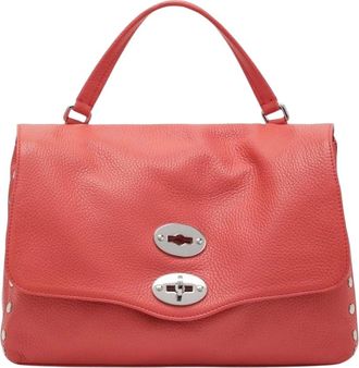 Zanellato Tassen, Dames, Oranje, ONE Size, Katoen, Postina Baby Leren Handtas