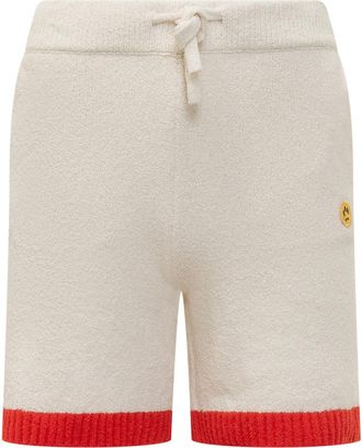 Barrow Off White Logo Shorts
