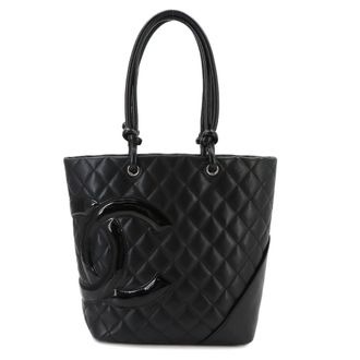 Chanel Black Cambon Ligne Handbag Tote Bag (Pre-Owned)