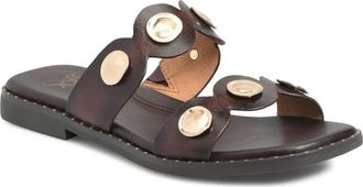 S&ouml;fft Ezra Slide Sandal in Tobacco at Nordstrom, Size 6.5