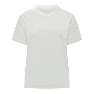 Yohji Yamamoto T-Shirts, male, White, Size: XL Slim Short Sleeve Tee