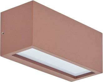 Lucande Lucande L&aacute;mpara De Pared Exterior bente En Marr&oacute;n Aluminio