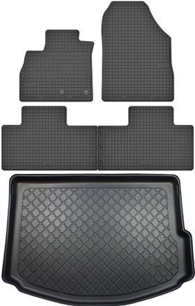 OEM Renault Megane Iv Minivan Desde Diciembre De 2016. Juego De Alfombrillas De Goma Para Coche Y Alfombrilla Para Maletero