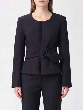 Jacquemus Blazer girocollo in lana con cintura regolabile in vita