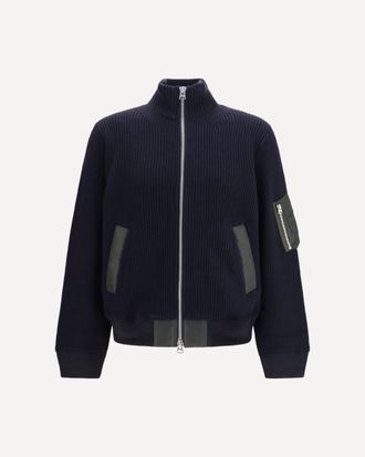sacai Ribbed Sweater Male 3