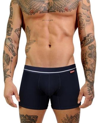 Mosmann Mens Ultra-Soft Boxers in Dark Navy at Nordstrom, Size X-Large Au