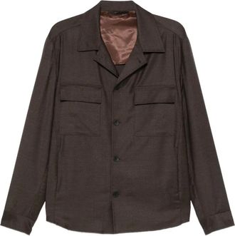 BRIGLIA 1949 Camicia con tasche - Marrone