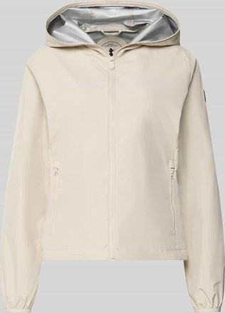 Save The Duck Regular Fit Jacke mit Zweiwegerei&szlig;verschluss Modell Stella in Sand, Gr&ouml;&szlig;e XXL